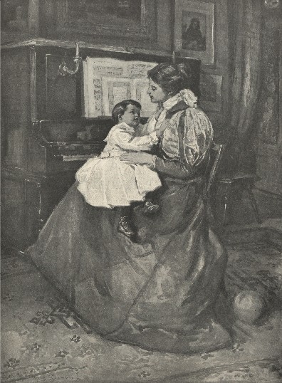 Alice Barber Stephens, The Beauty of                  Motherhood. Cover illustration from Ladies’ Home                  Journal
