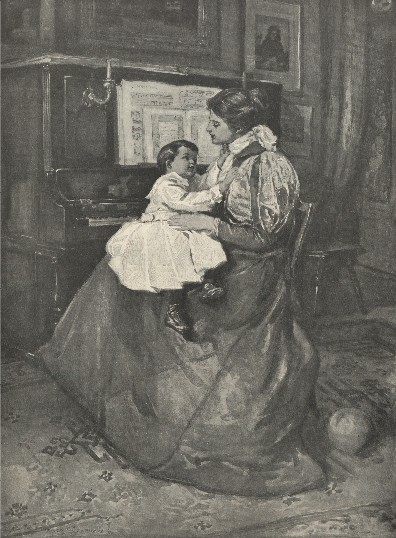 Alice Barber Stephens, The Beauty of Motherhood. Cover illustration from Ladies’ Home Journal