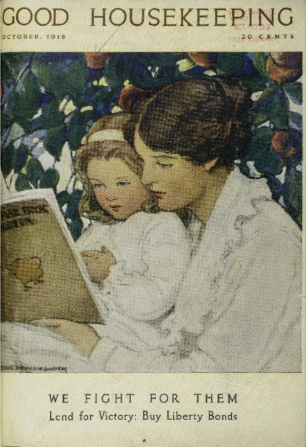 Jessie Willcox Smith, cover illustration for Good
                  Housekeeping