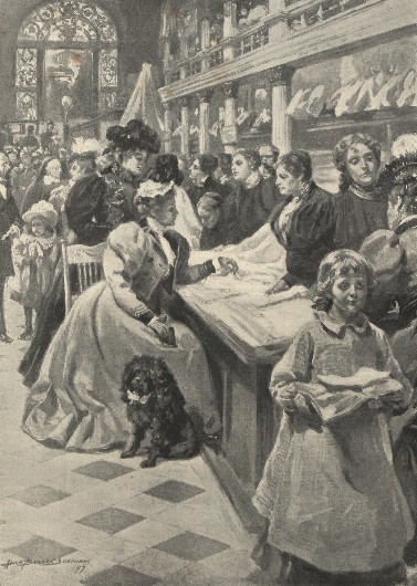 Alice Barber Stephens, The Woman in
Business. Cover illustration from Ladies’ Home Journal
