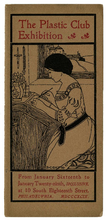 Bertha Corson Day, cover design for the Plastic
Club Exhibition Catalogue