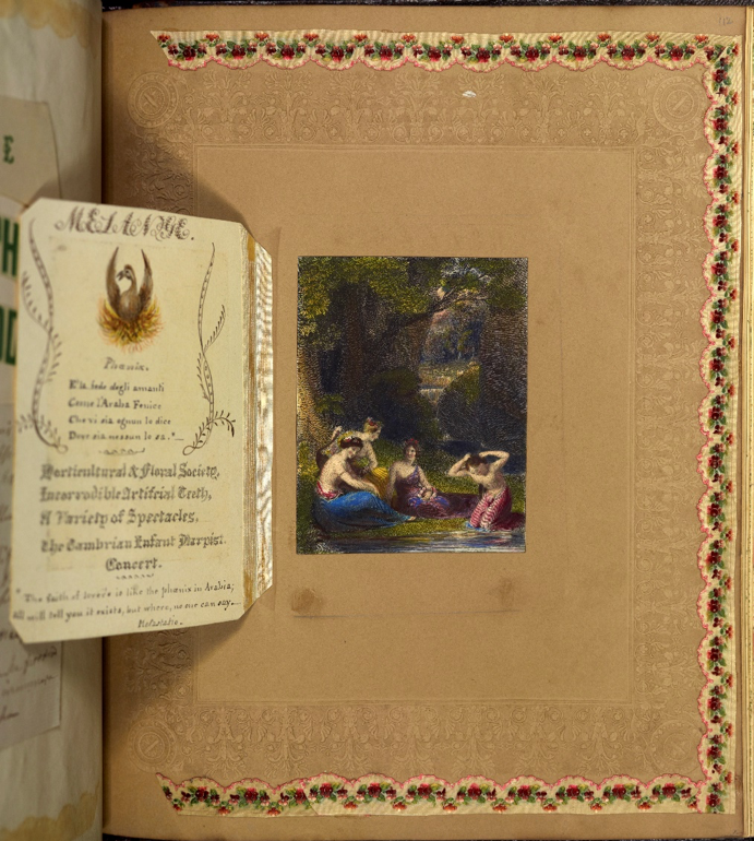 Figure 13 Page from the scrapnook of M. A. C., 1850