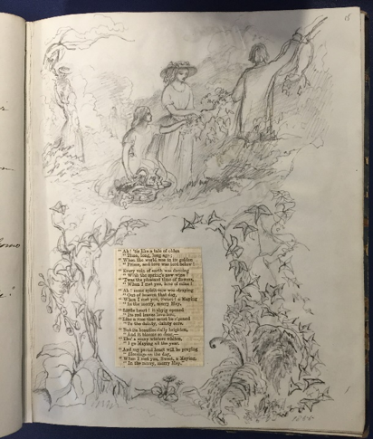 Figure 3 Page from the scrapbook of Anne Wharton Stock, 1852