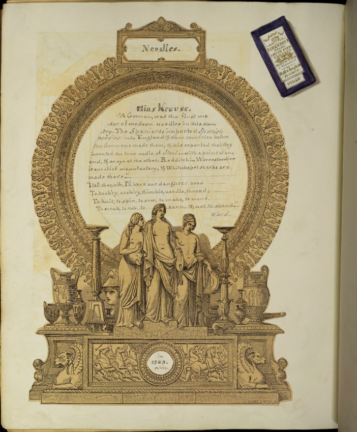 Figure 8 Page from the scrapbook of M. A. C., 1850