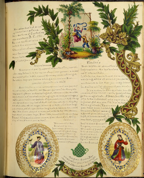 Page from the Scrapbook of M. A. C., 1850