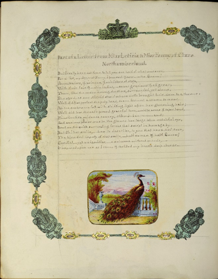 Page from the scrapbook of M. A. C., 1850
