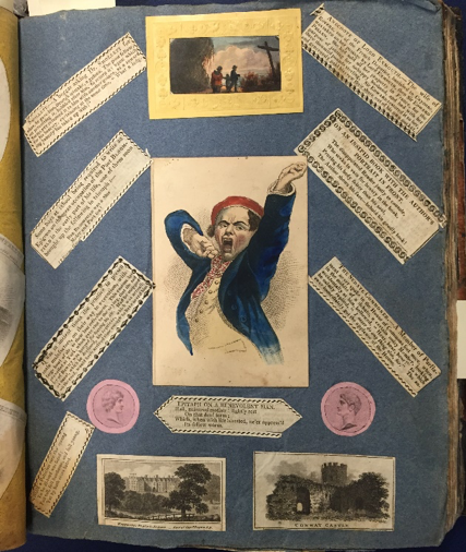 Page from an anonymous scrapbook