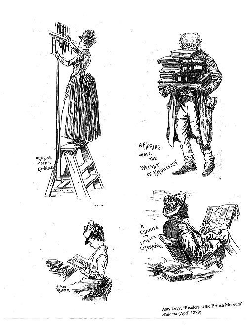 sketch of readers in the british museum